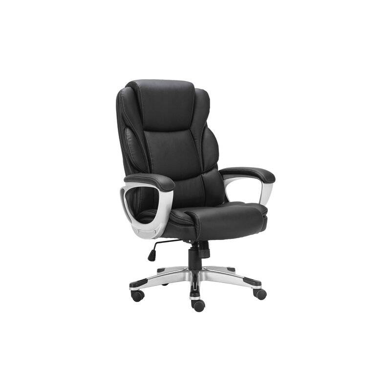 Кресло офисное  PREMIUM "Rest EX-555", пружинный блок, экокожа, черное главное фото