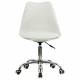 Кресло стул  "Eames MG-310 CH", хром, пластик белый, экокожа белая, 532923. Фото товара с разных ракурсов.