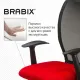 Кресло  "Spring MG-307", с подлокотниками, комбинированное красное/черное TW, 531405. Фото товара с разных ракурсов.