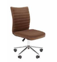Офисное кресло Chairman 033 Россия ткань велюр T-14 коричневый
